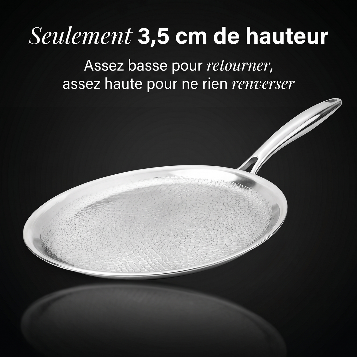 Crêpière 100% Titane Pur (28 cm) — TITANOX®